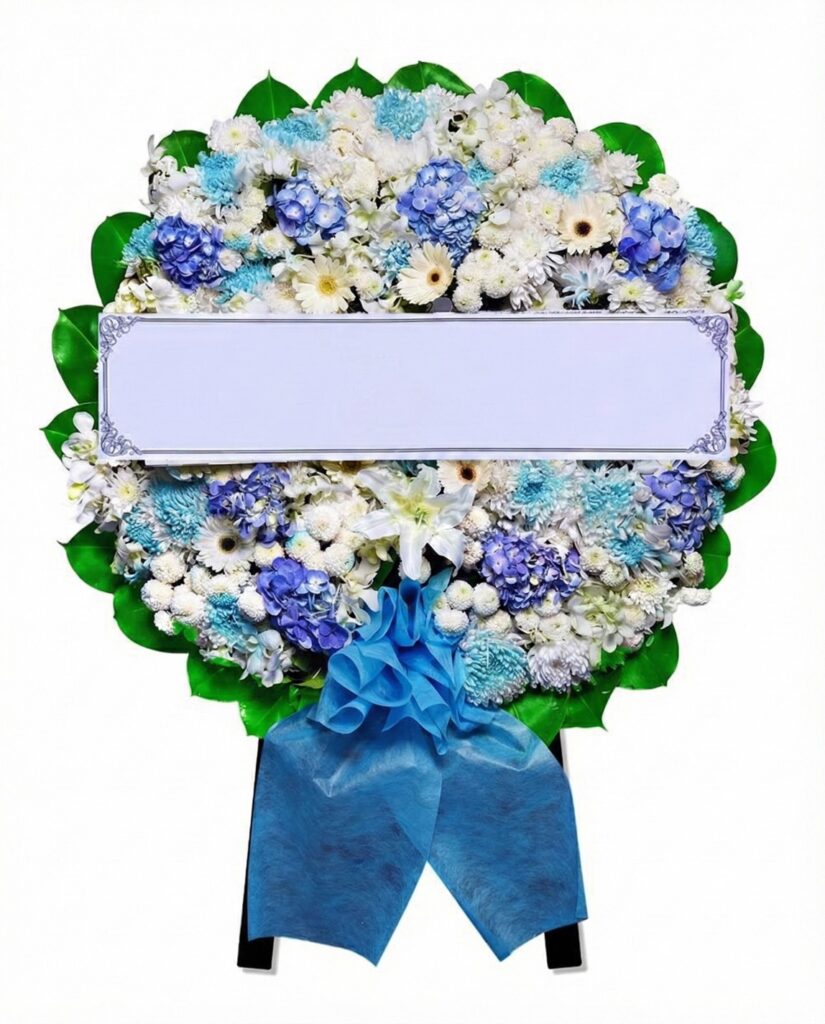 พวงหรีดมาตรฐาน #8