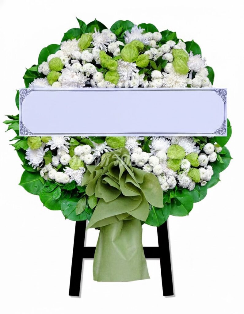 พวงหรีดมาตรฐาน #7