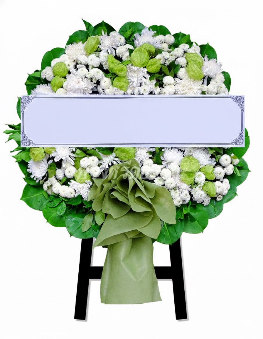 พวงหรีดมาตรฐาน #7