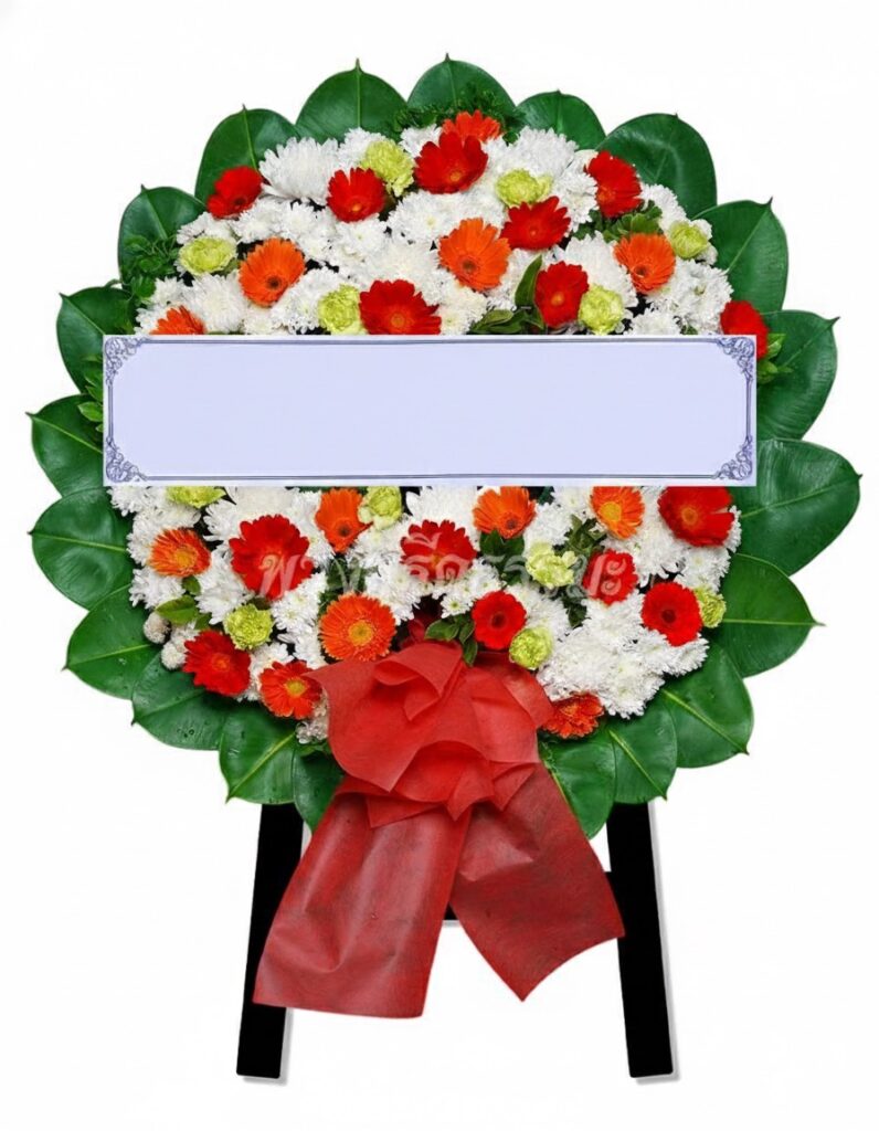 พวงหรีดมาตรฐาน #9