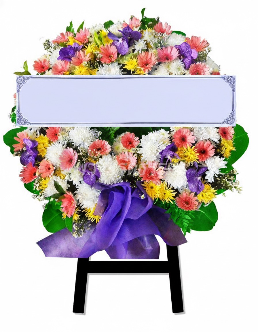 พวงหรีดมาตรฐาน #12